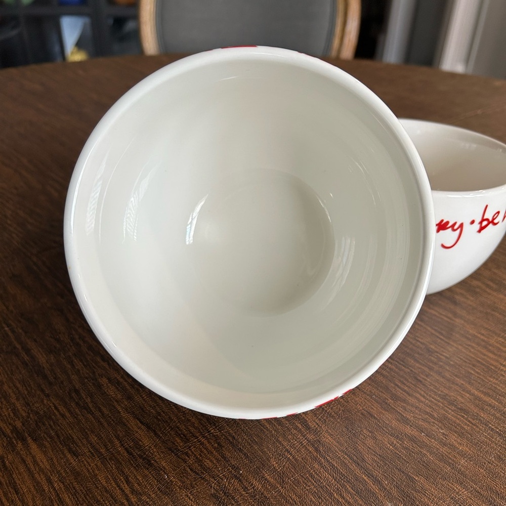 Crate and Barrel Set of 3 Holiday Nesting Bowls - Picture 9 of 11